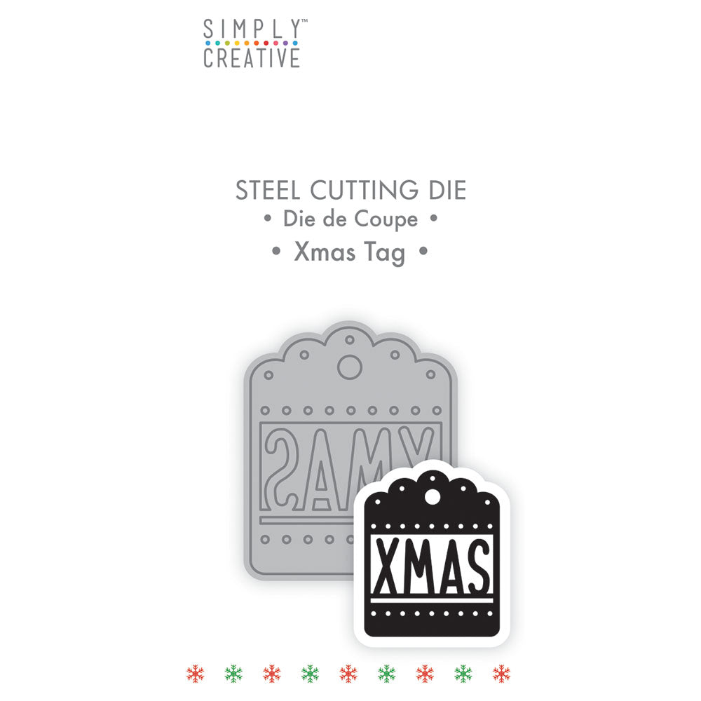 Simply Creative Christmas Simply Creative Die Tag Cutting Die for Card Making