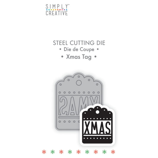 Simply Creative Christmas Simply Creative Die Tag Cutting Die for Card Making
