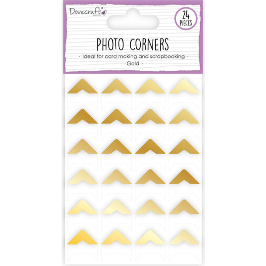Dovecraft Photo Corners Gold