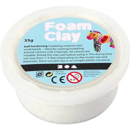 Create Crafts Foam Clay 35g tub White