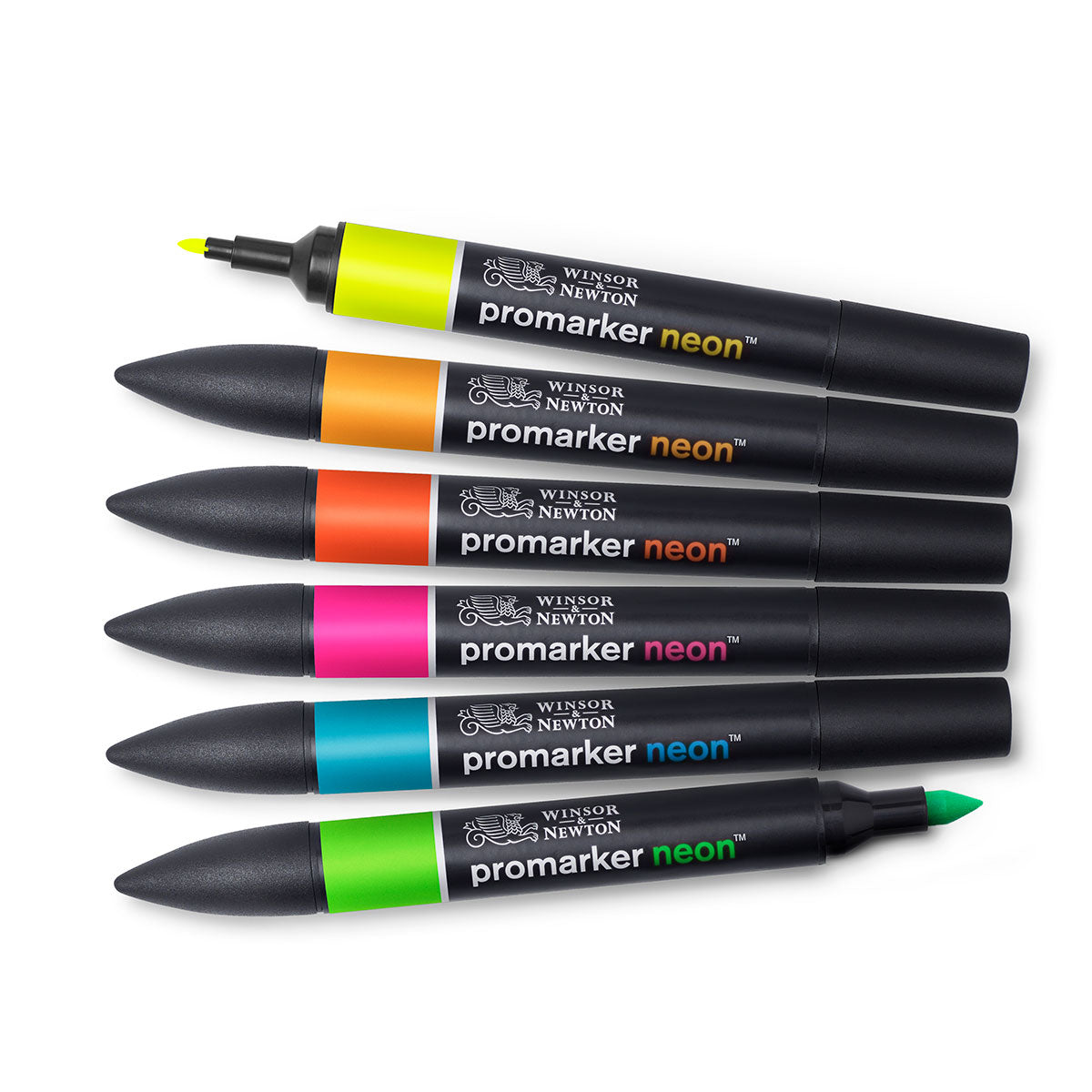 Winsor & Newton Promarker 6 Set - Neon - Winsor & Newton at DRK Crafts