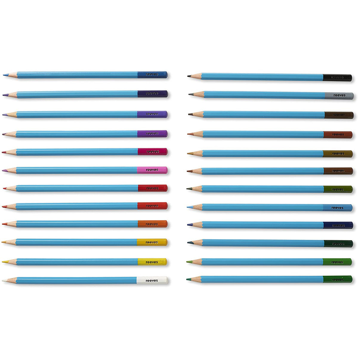 Reeves 24 Assorted Watercolour Pencils