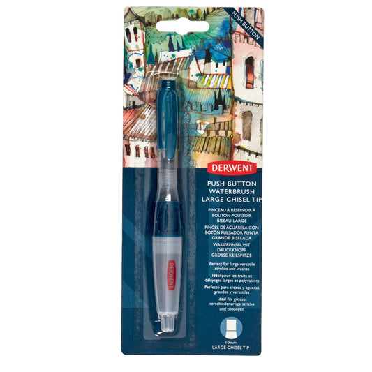 Derwent Push Button Waterbrush Lchisel Tip