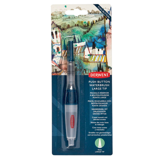 Derwent Push Button Waterbrush Large Tip