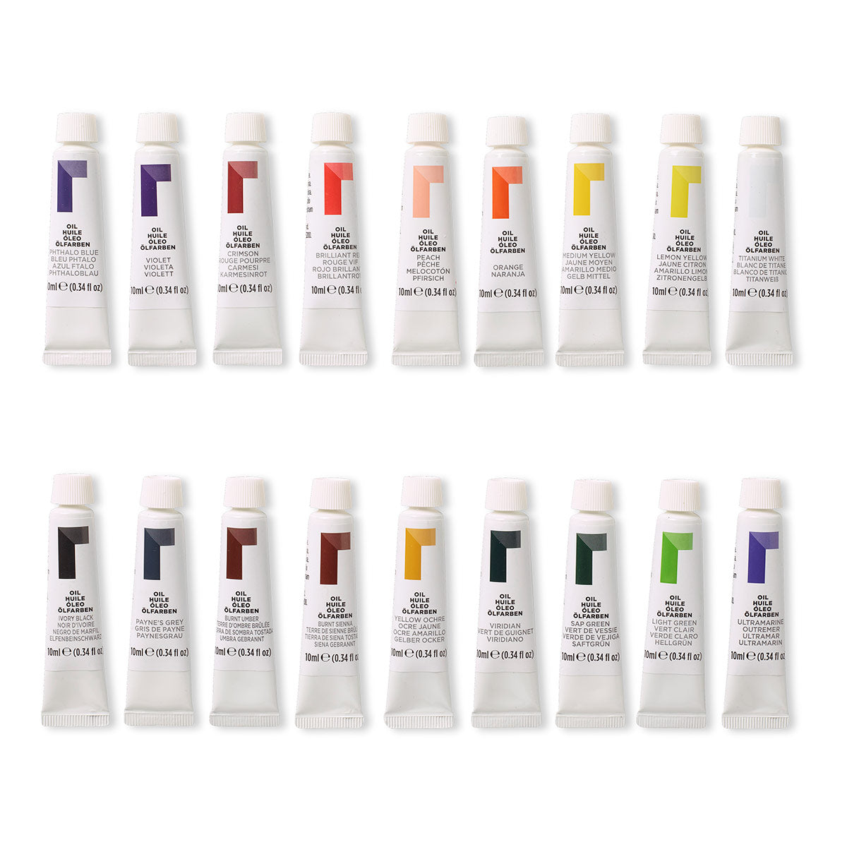 Reeves Fine Oil Colour Hang Pack 18 x 12ml