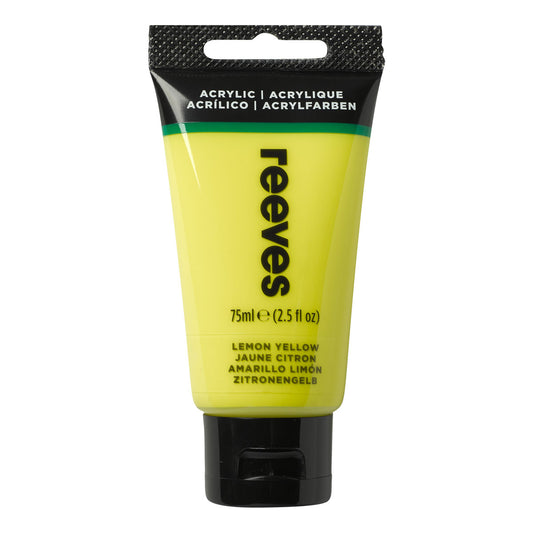 Reeves Acrylic 75ml Lemon Yell