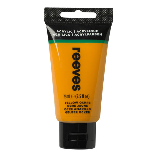Reeves Fine Acrylic 75ml - Yellow Ochre