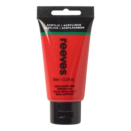 Reeves Acrylic 75ml Brilliant Red