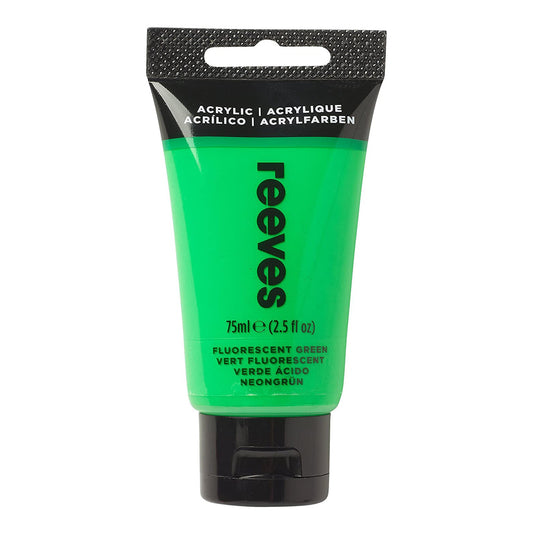 Reeves Acr 75ml Fluorescent Green