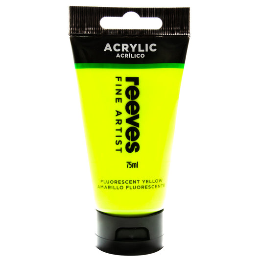 Reeves Acr 75ml Fluorescent Yellow