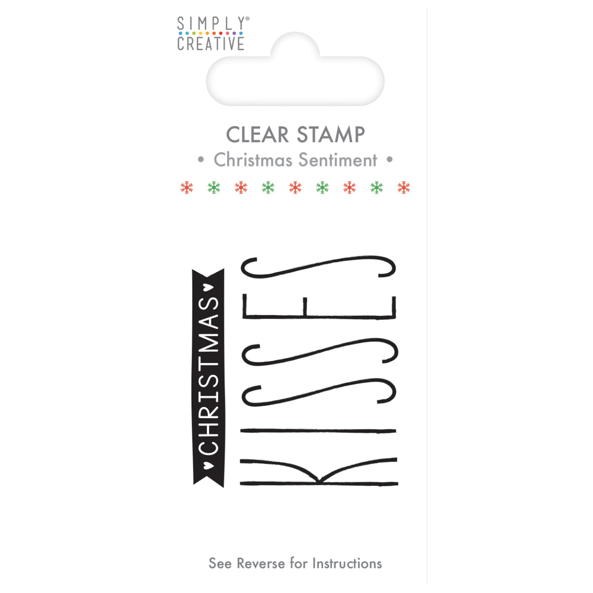 Simply Creative Xmas Stamp Xmas Kisses