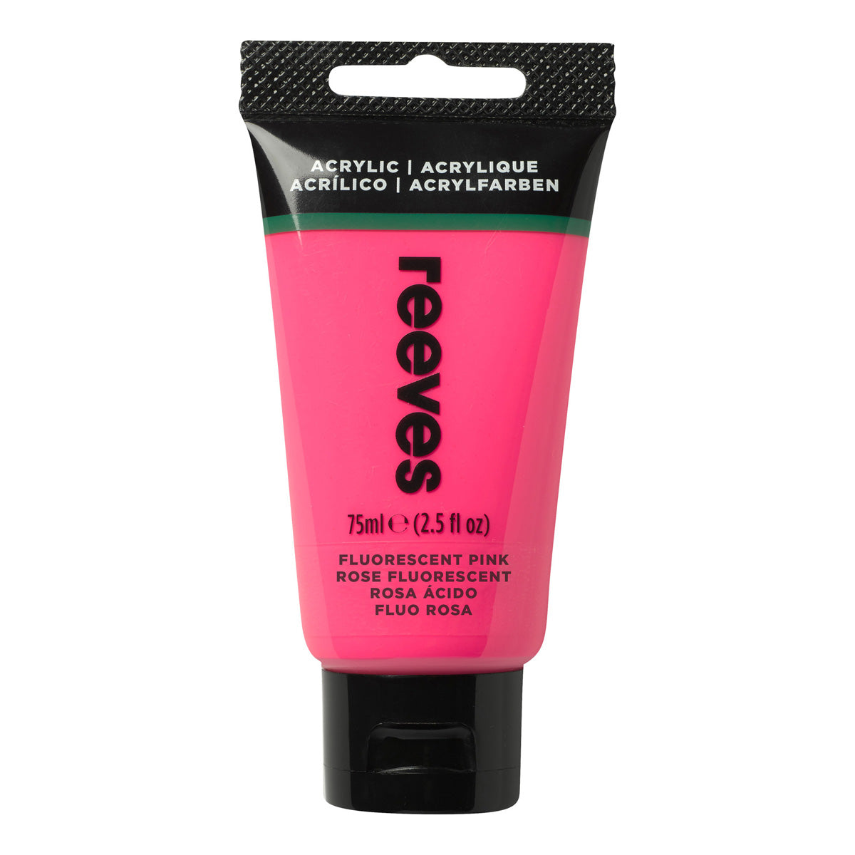 Reeves Fine Acrylic 75ml - Fluorescent Pink
