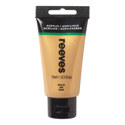 Reeves Fine Acrylic 75ml - Gold