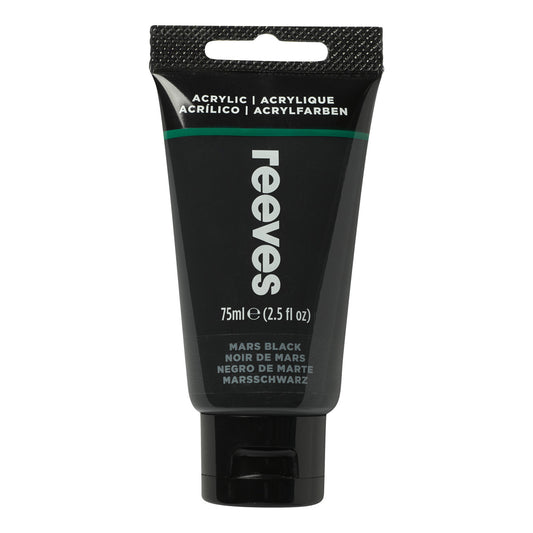 Reeves Fine Acrylic 75ml - Mars Black