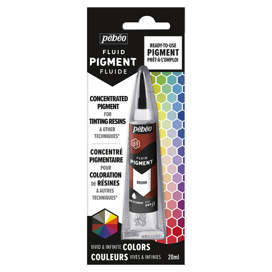 Pebeo Fluid Pigment Brown (20ml)