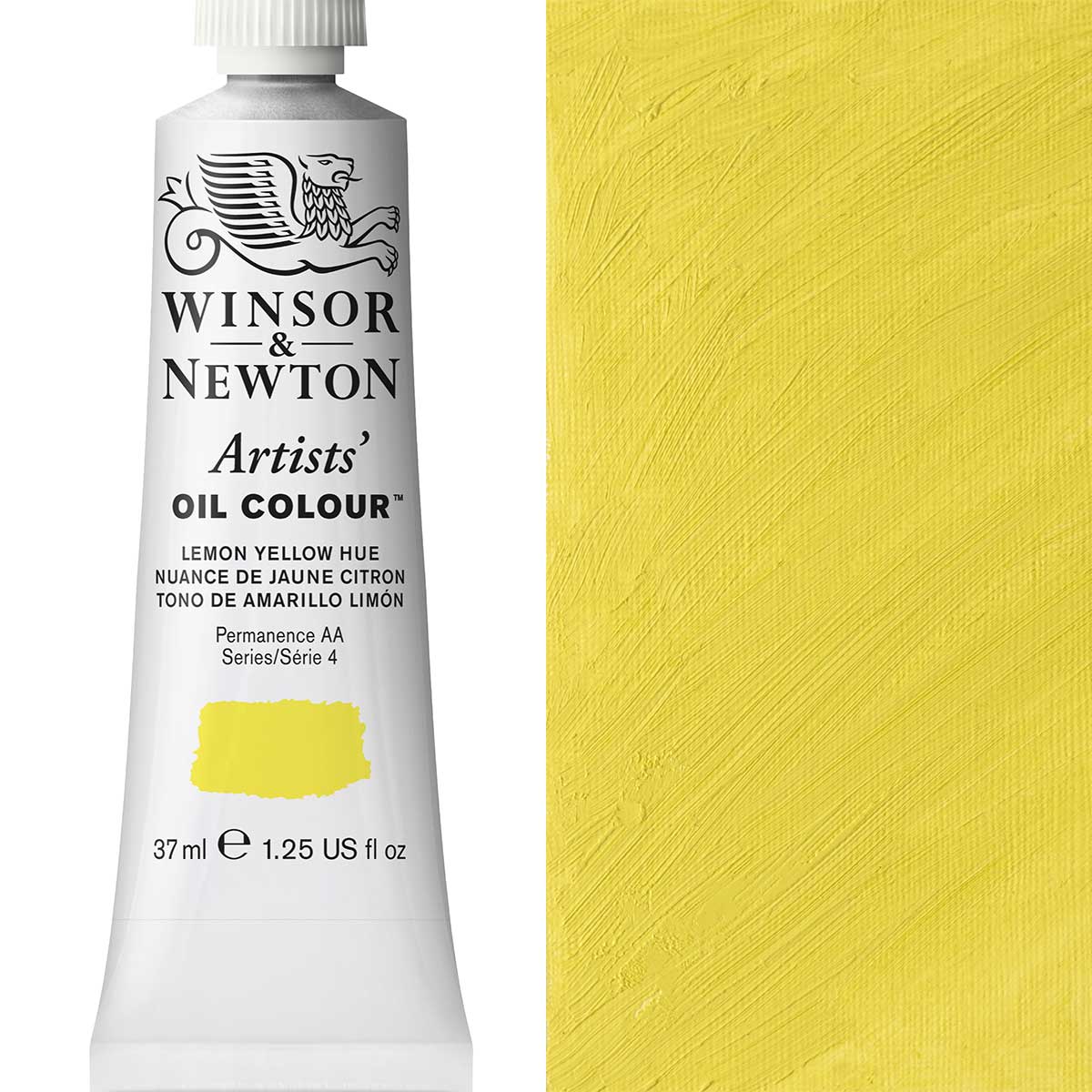 Winsor & Newton Artists' Oil Colour 37ml Lemon Yellow Hue - Winsor & Newton at DRK Crafts