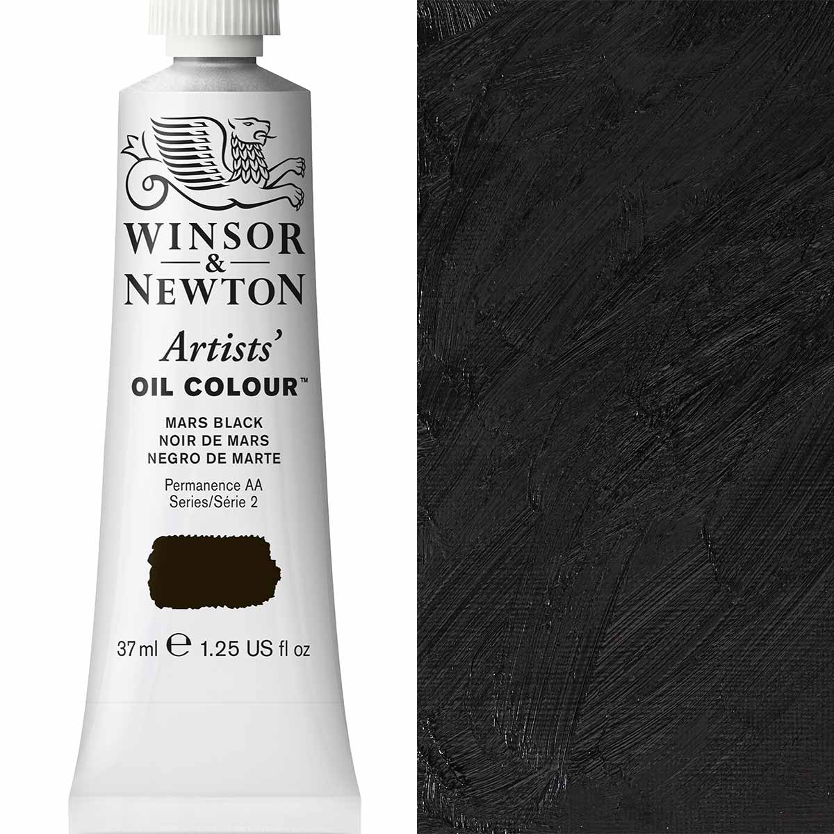 Winsor & Newton Artists' Oil Colour 37ml Mars Black - Winsor & Newton at DRK Crafts