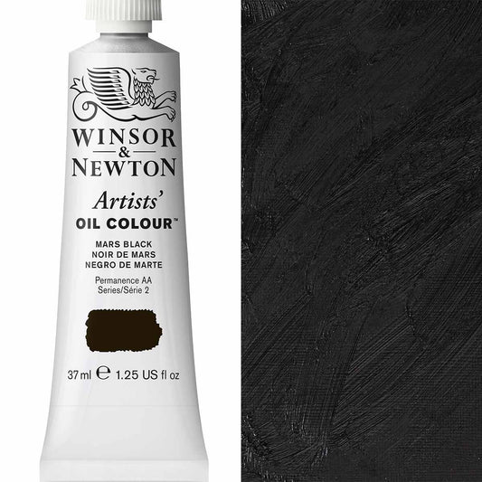 Winsor & Newton Artists' Oil Colour 37ml Mars Black - Winsor & Newton at DRK Crafts