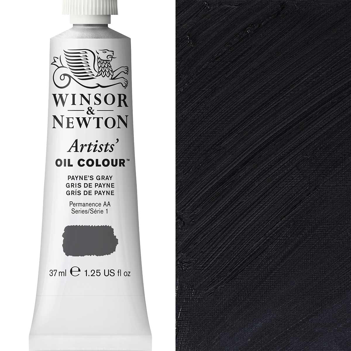 Winsor & Newton Artists' Oil Colour 37ml Paynes Grey - Winsor & Newton at DRK Crafts