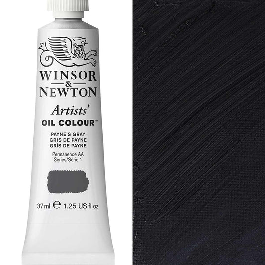 Winsor & Newton Artists' Oil Colour 37ml Paynes Grey - Winsor & Newton at DRK Crafts