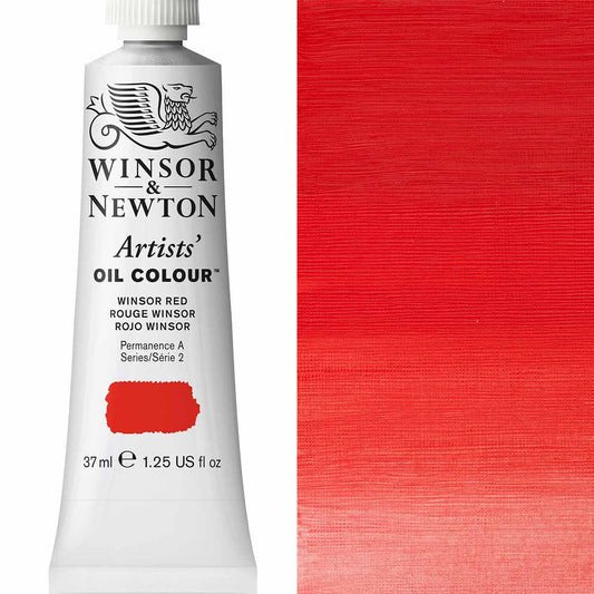 Winsor & Newton Artists' Oil Colour 37ml Winsor Red - Winsor & Newton at DRK Crafts