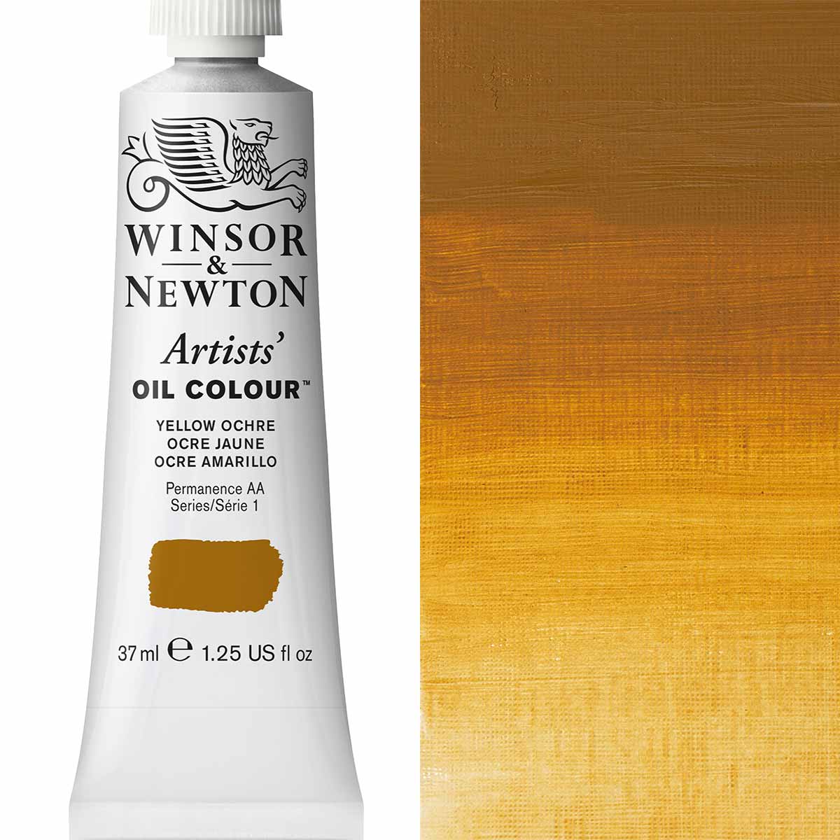 Winsor & Newton Artists' Oil Colour 37ml Yellow Ochre - Winsor & Newton at DRK Crafts