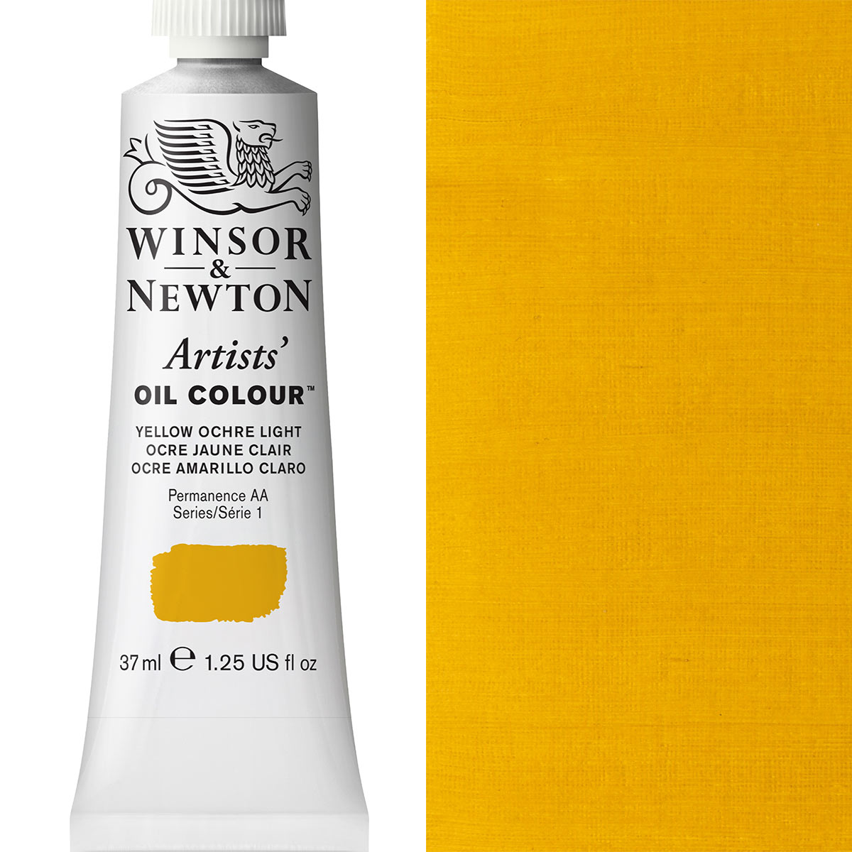 Winsor & Newton Artists' Oil Colour 37ml Yellow Ochre Light - Winsor & Newton at DRK Crafts