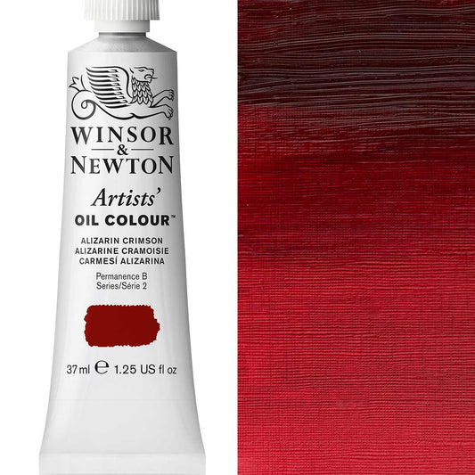 Winsor & Newton Artists' Oil Colour 37ml Alizarin Crimson - Winsor & Newton at DRK Crafts