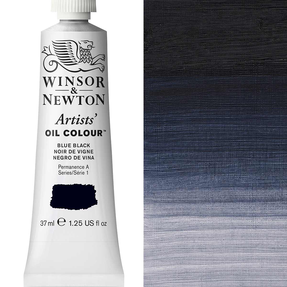Winsor & Newton Artists' Oil Colour 37ml Blue Black - Winsor & Newton at DRK Crafts