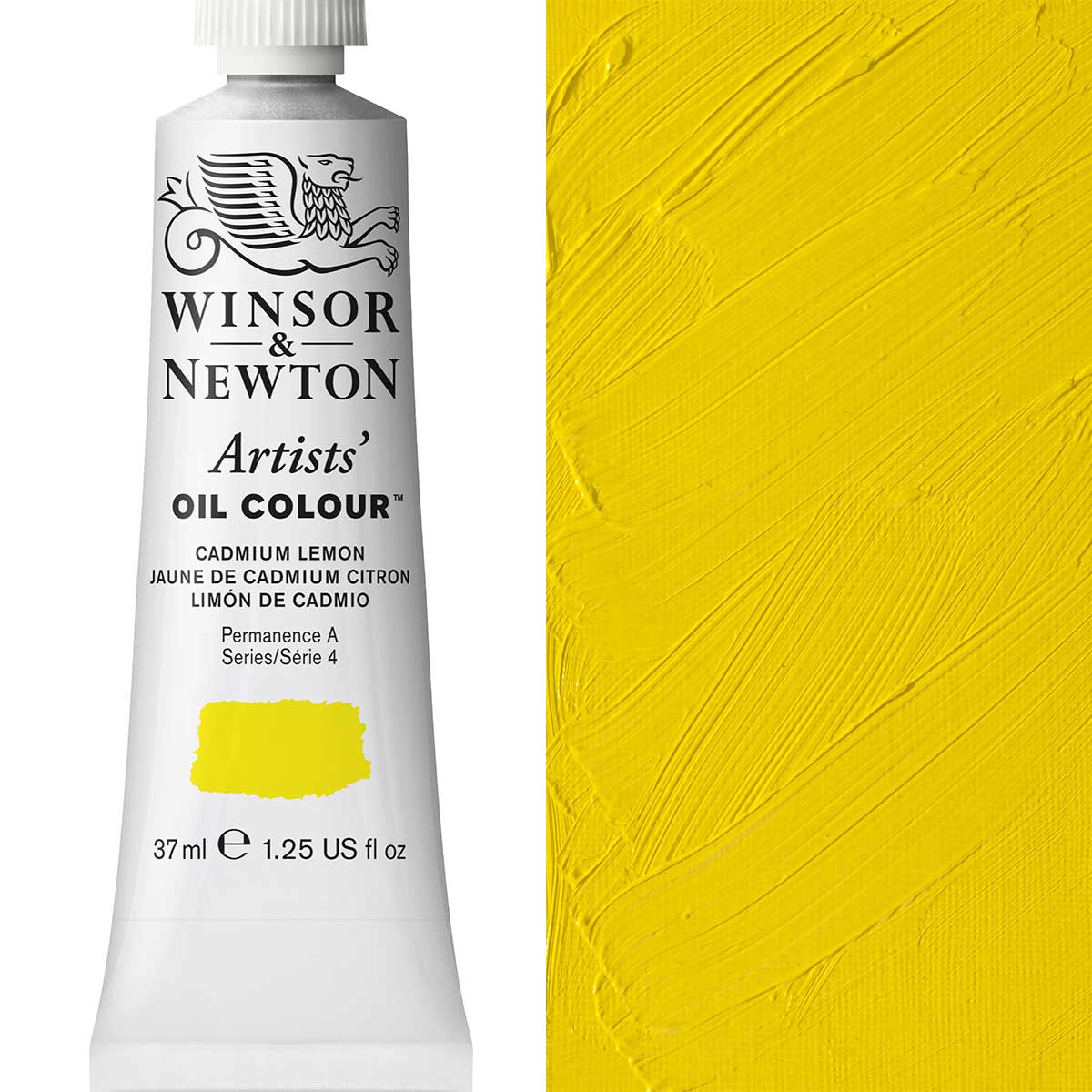 Winsor & Newton Artists' Oil Colour 37ml Cadmium Lemon - Winsor & Newton at DRK Crafts