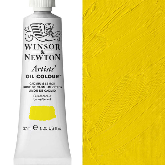 Winsor & Newton Artists' Oil Colour 37ml Cadmium Lemon - Winsor & Newton at DRK Crafts