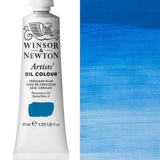 Winsor & Newton Artists' Oil Colour 37ml Cerulean Blue - Winsor & Newton at DRK Crafts