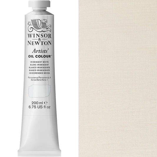 Winsor & Newton Artists' Oil Colour 200ml Iridescent White - Winsor & Newton at DRK Crafts