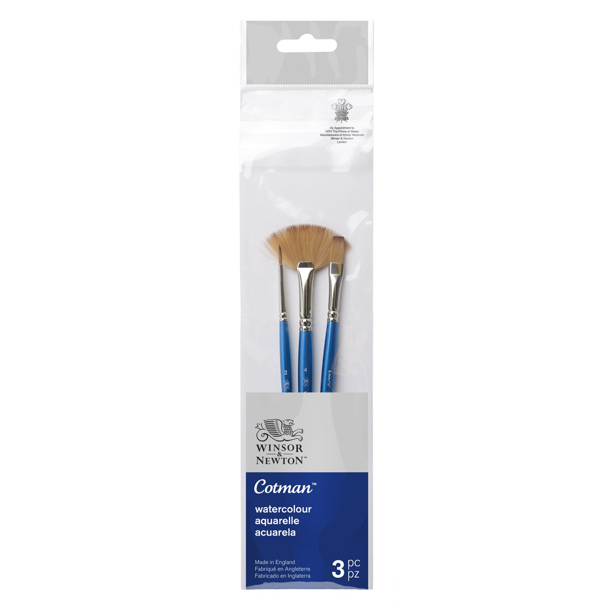 Winsor & Newton Cotman Brush Short Handle V3 - Set of 3 - Winsor & Newton at DRK Crafts