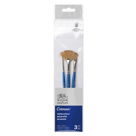 Winsor & Newton Cotman Brush Short Handle V3 - Set of 3 - Winsor & Newton at DRK Crafts