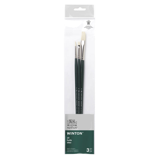Winsor & Newton Winton Brush Long Handle V2 - Set of 3 - Winsor & Newton at DRK Crafts