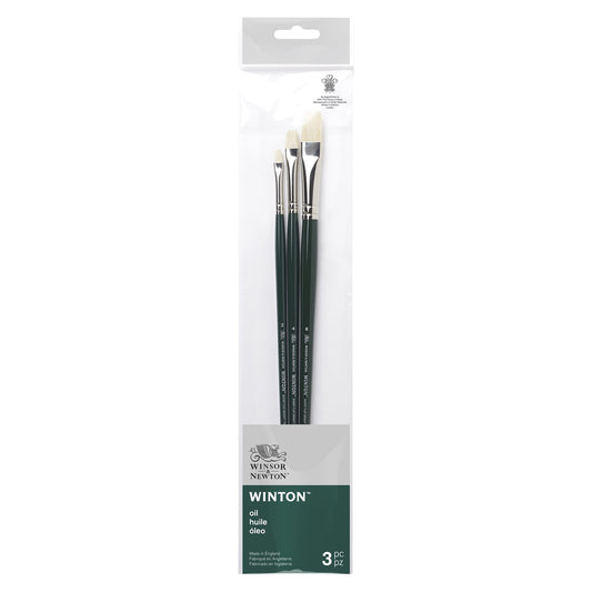 Winsor & Newton Winton Brush Long Handle V1 - Set of 3 - Winsor & Newton at DRK Crafts