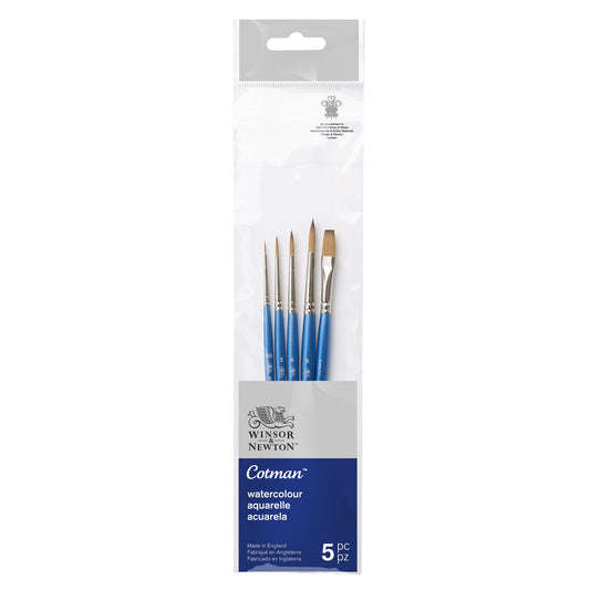 Winsor & Newton Cotman Brush Short Handle V1 - Set of 5 - Winsor & Newton at DRK Crafts
