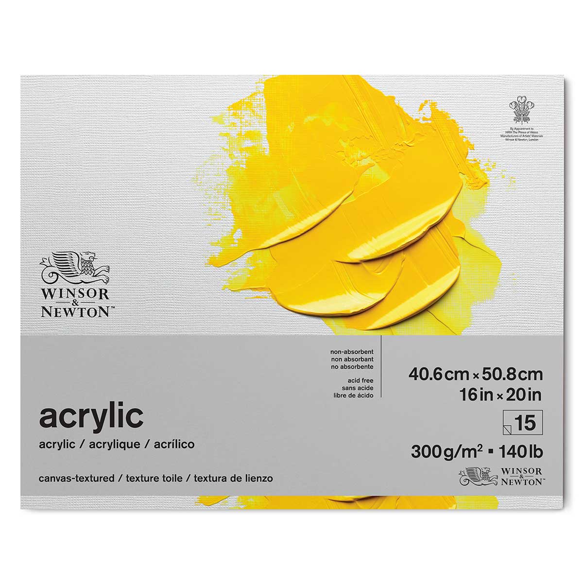 Winsor & Newton Acrylic Pad 20X16 - Winsor & Newton at DRK Crafts