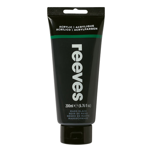 Reeves Acrylic 200ml Mars Black