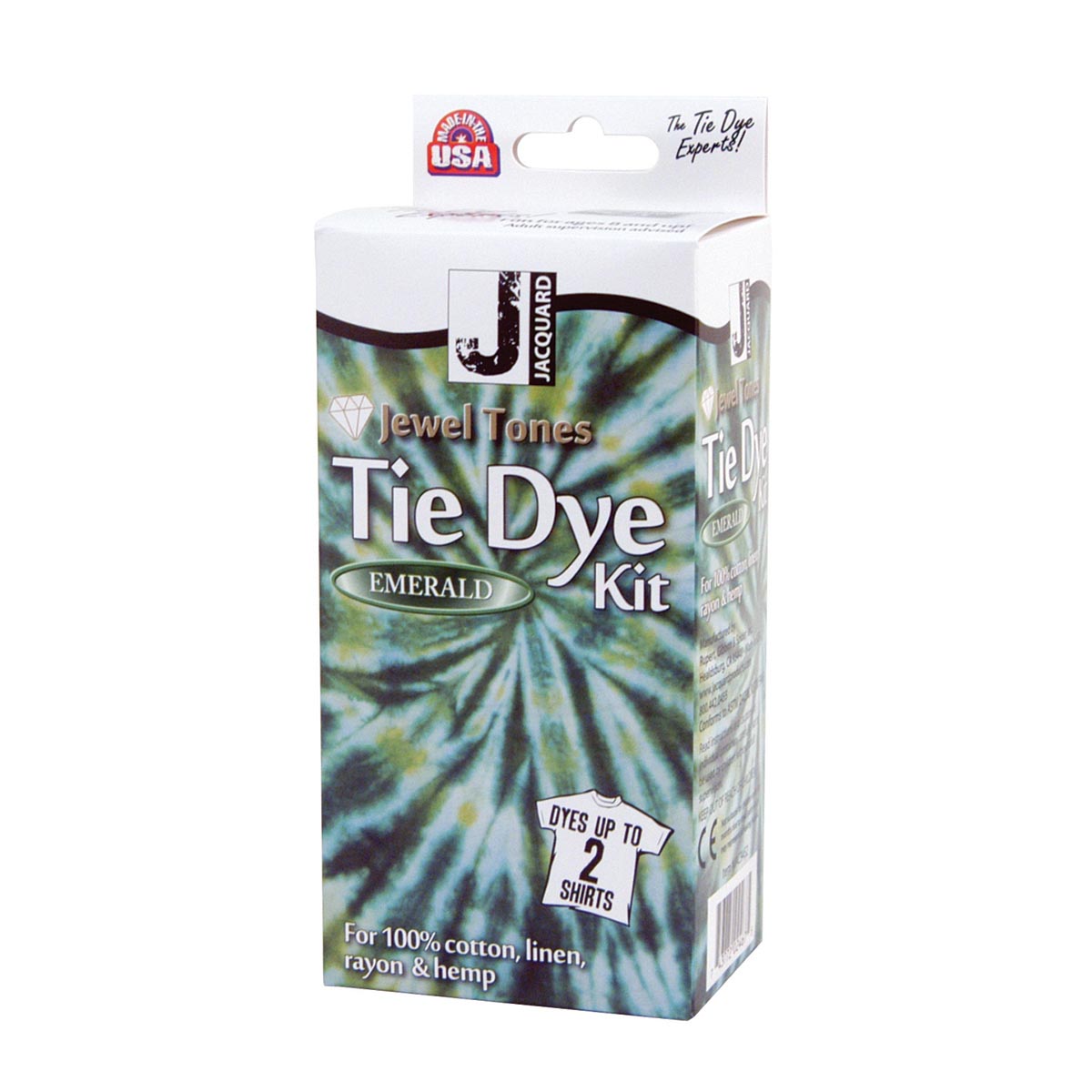Jacquard Tie-Dye Fabric Dye Kit – Emerald Jewel Tones - Fabric Dye by Jacquard