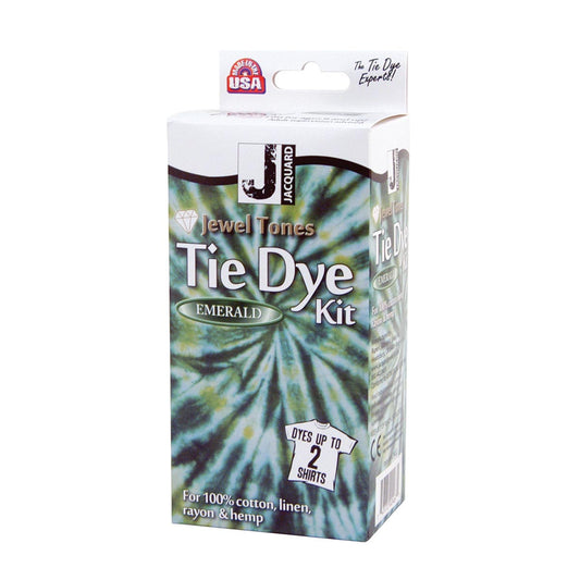 Jacquard Tie - Dye Kit - Emerald Jewel Tone - Tie-Dye & Fabric Dye from Jacquard at DRK Crafts