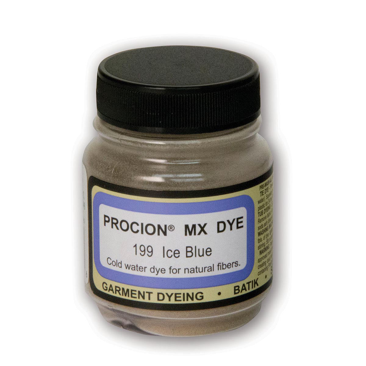 Jacquard Procion MX Cold Water Fabric Dye – Ice Blue – 2/3oz - Fabric Dye by Jacquard