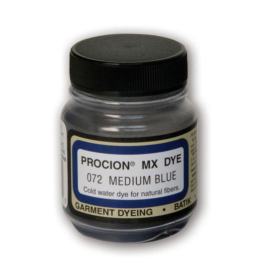 Jacquard Procion MX 2/3oz - Medium Blue 072 - Pigments & Powders from Jacquard at DRK Crafts