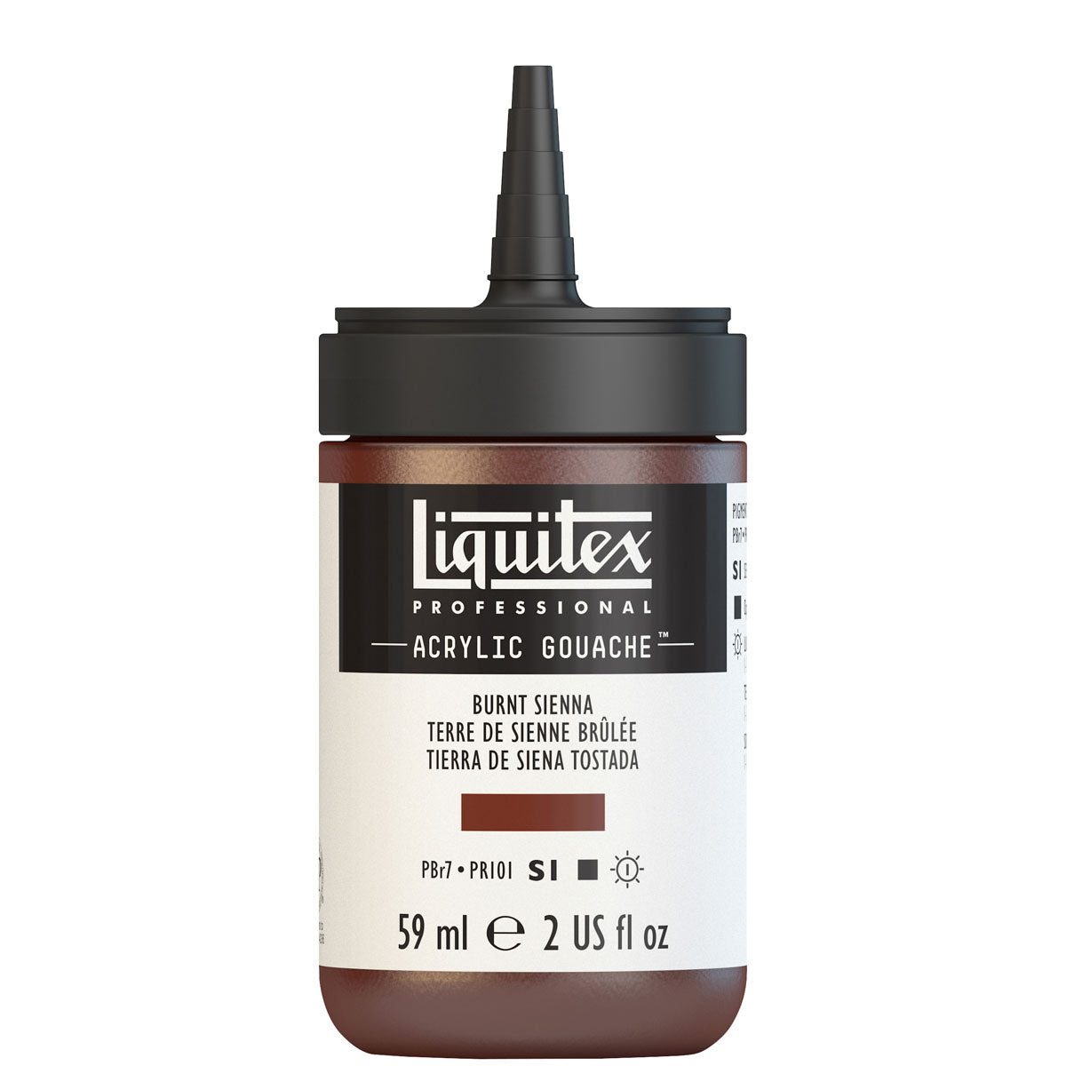 Liquitex Acrylic Gouache 59ml S1 - Burnt Sienna