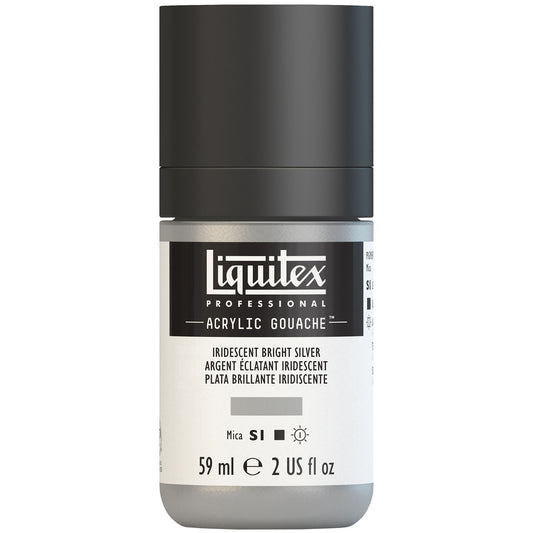 Liquitex Acrylic Gouache 59ml S1 - Iridescent Bright Silver