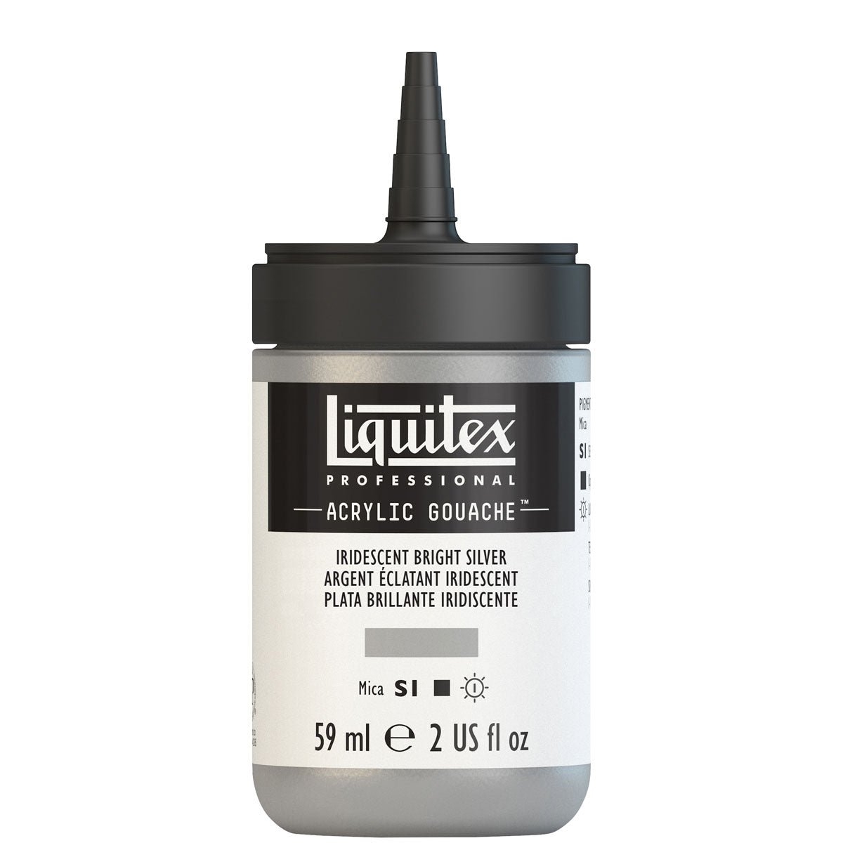 Liquitex Acrylic Gouache 59ml S1 - Iridescent Bright Silver