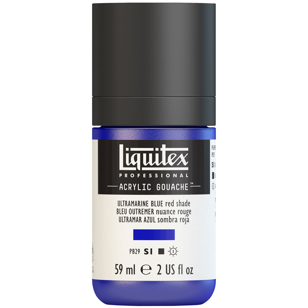 Liquitex Acrylic Gouache 59ml S1 - Ultramarine Blue Red Shade