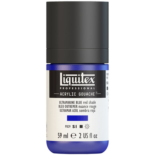 Liquitex Acrylic Gouache 59ml S1 - Ultramarine Blue Red Shade