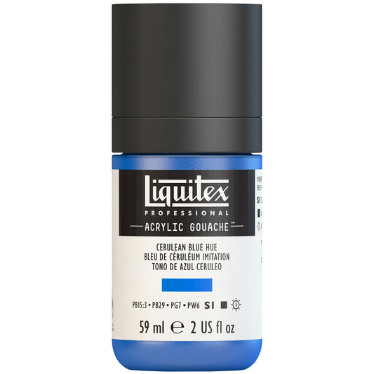 Liquitex Acrylic Gouache 59ml S1 - Cerulean Blue Hue